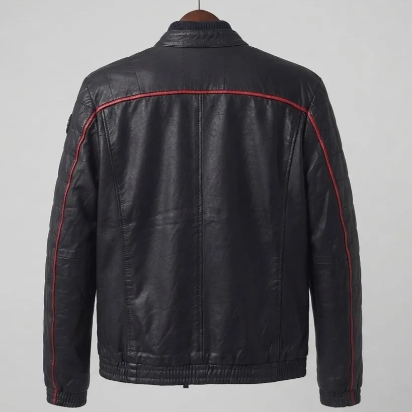Jaqueta Couro Vintage Racing M Jack Jil