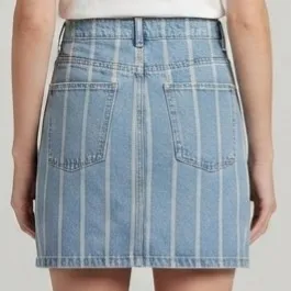 Saia Jeans Listrada Y2k 36 Marisa