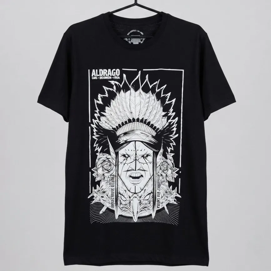 Camiseta Preta Aldrago Indígena GG