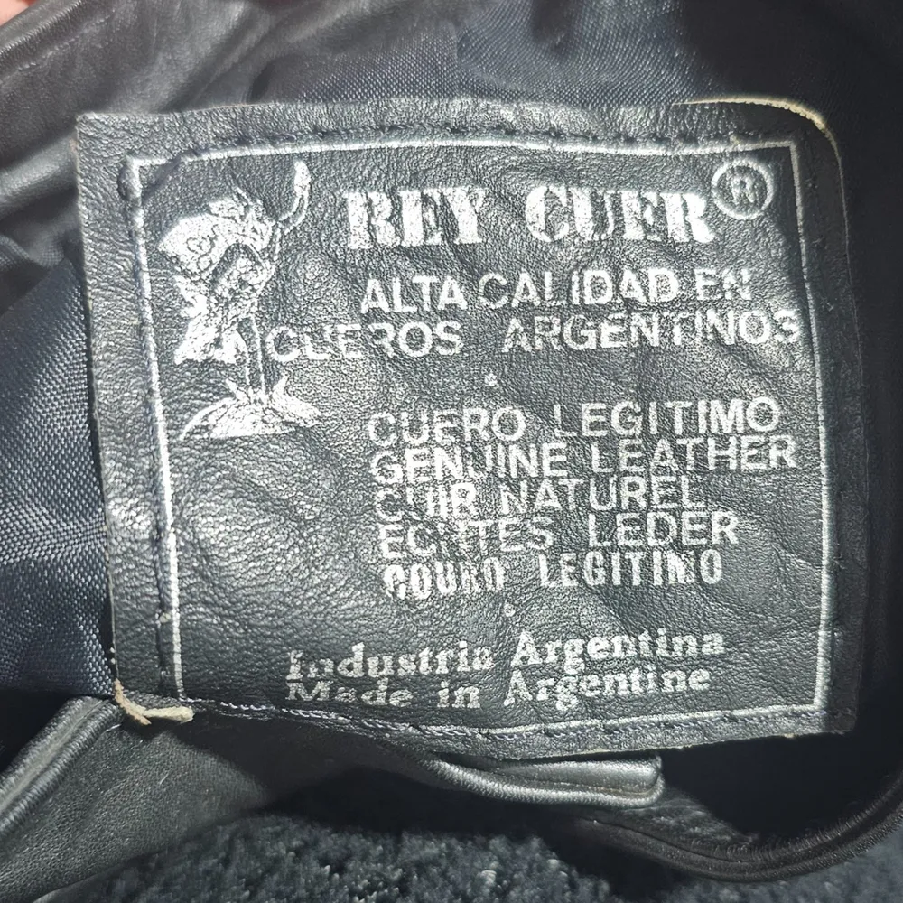 Jaqueta Masculina Couro Argentina G Rey Cuer