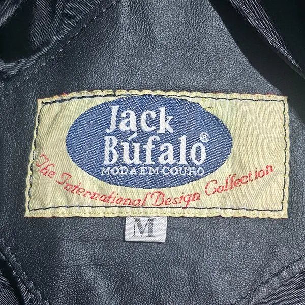 Jaqueta Casaco Couro Vintage M Jack Bufalo