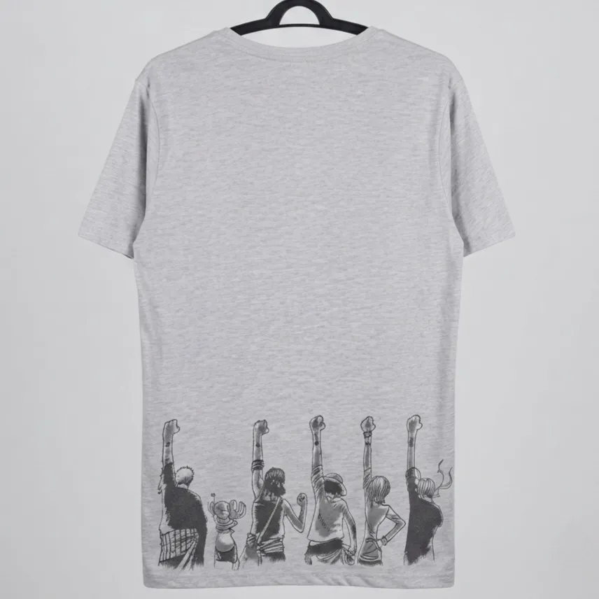 Camiseta One Piece Cinza M Sanninme