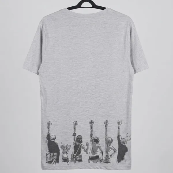 Camiseta One Piece Cinza M Sanninme