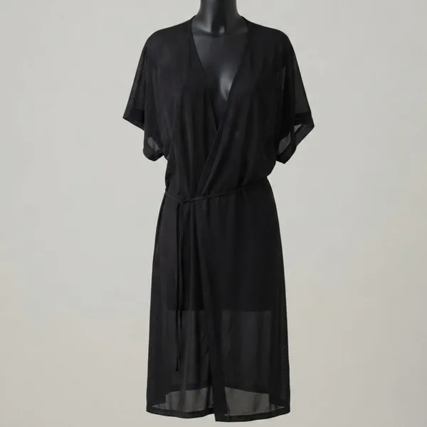 Robe Preto Transparente G Luv