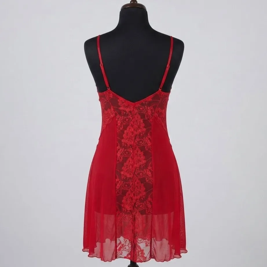 Camisola Renda Vermelha M
