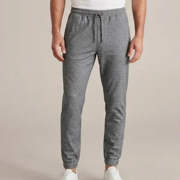Calça Masculina Jogger Cinza Mescla 48