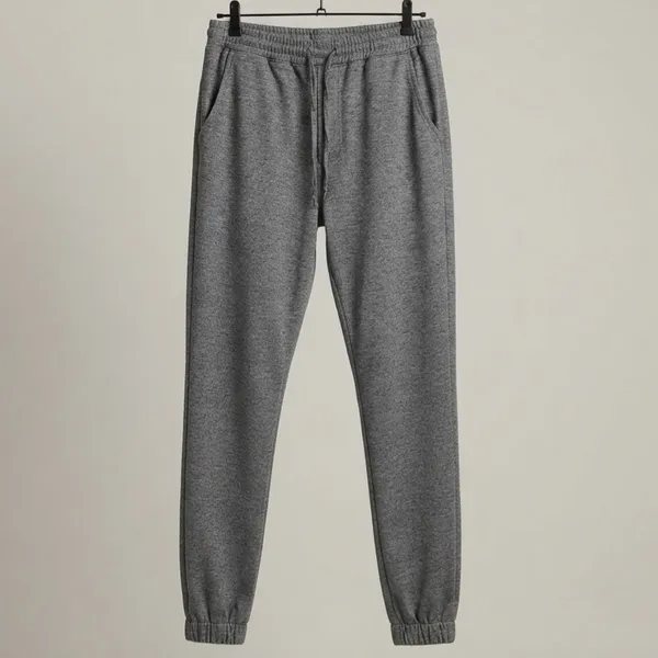 Calça Masculina Jogger Cinza Mescla 48