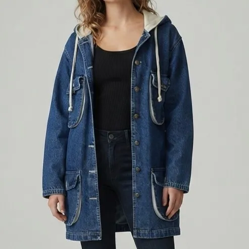Jaqueta Parka Vintage Anos 90 M Tanto Faz