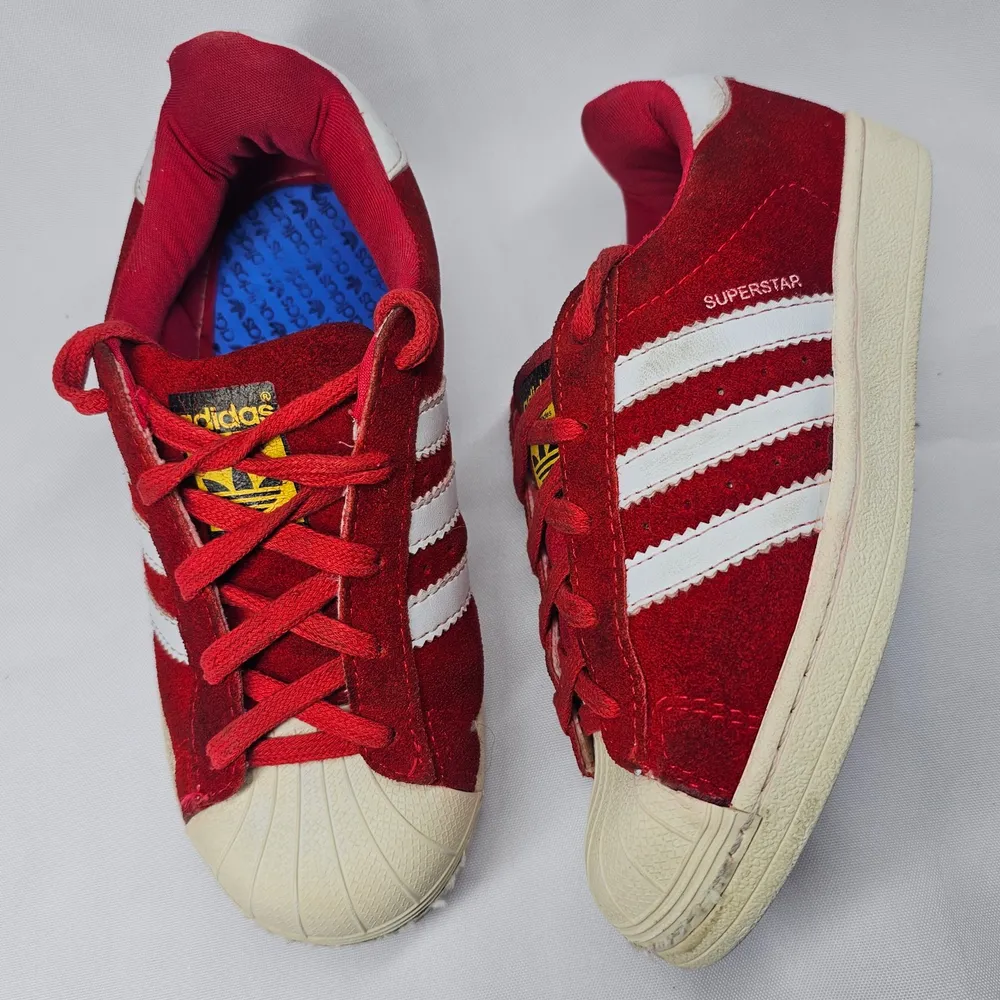 Tênis Infantil Adidas Superstar Vermelho 31