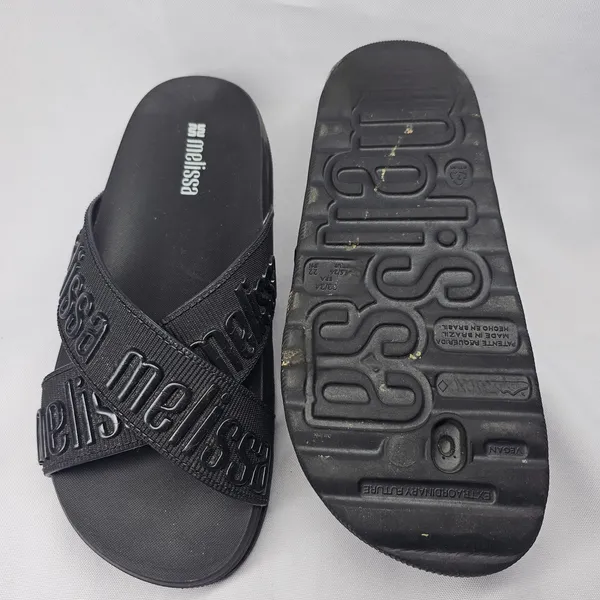 Chinelo Melissa Cozy Slide M Lover II Ad Preto 33/34