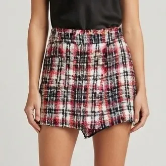 Shorts Saia Tweed M Chocoleite