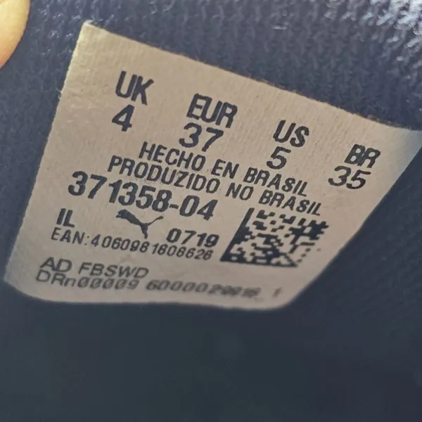 Tênis couro puma vista sd azul marinho 35