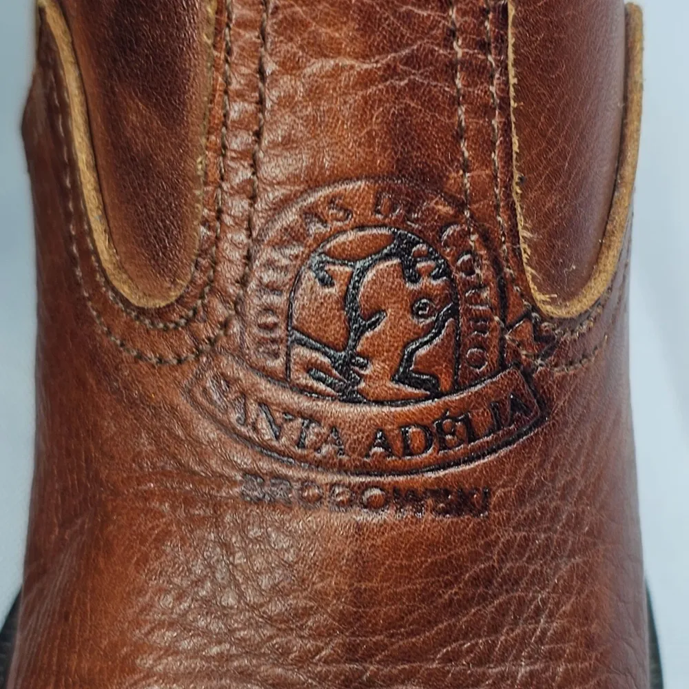 Bota Botina Infantil Couro Marrom 28 Santa Adélia