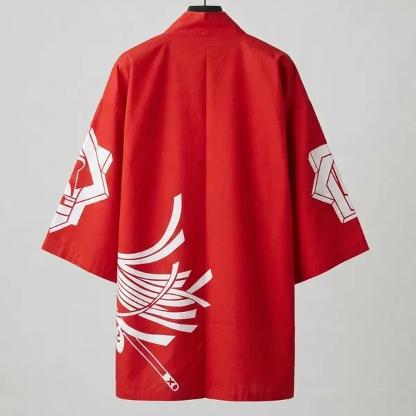 Kimono Japonês Vermelho M Minikimono
