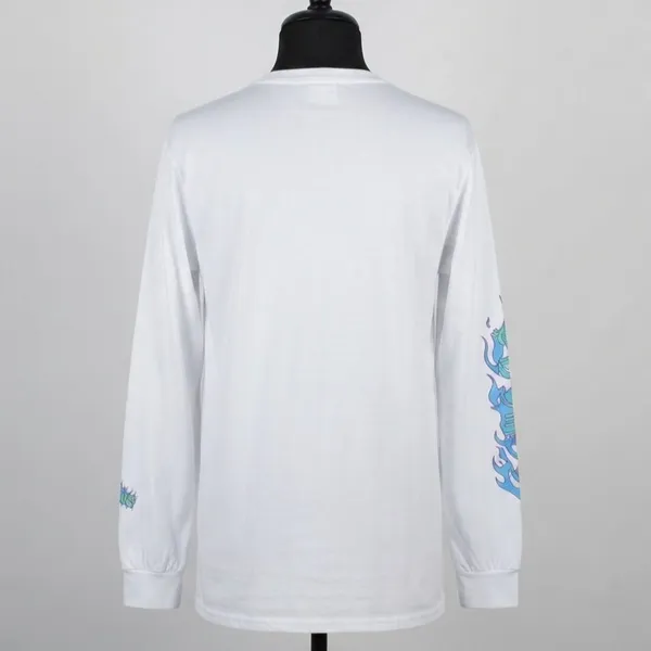 Camiseta Manga Longa Aesthetic Chamas G Shein