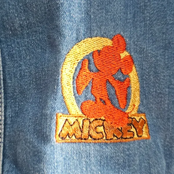 Camisa Jeans Vintage CGC Mickey Disney M