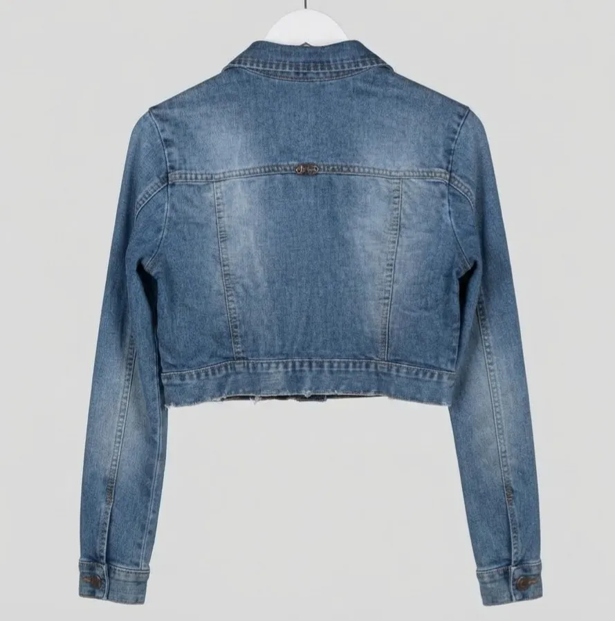 Jaqueta Jeans Cropped P Lemier Jeans