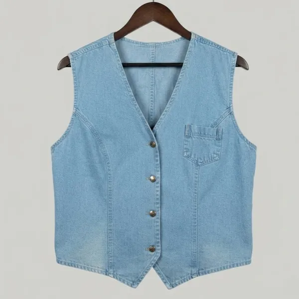 Colete Jeans Vintage Dupla Face G