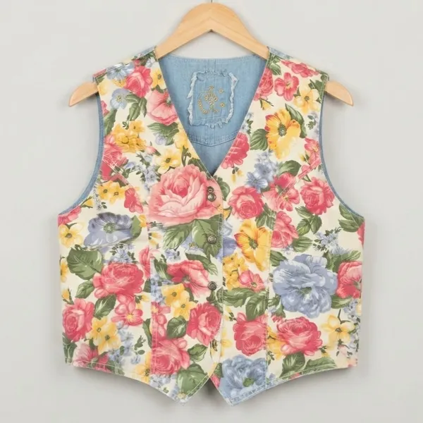 Colete Jeans Vintage Dupla Face G