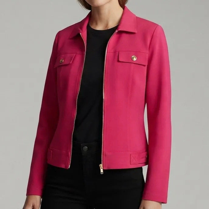 Jaqueta Blazer Rosa Feminina M Desacato