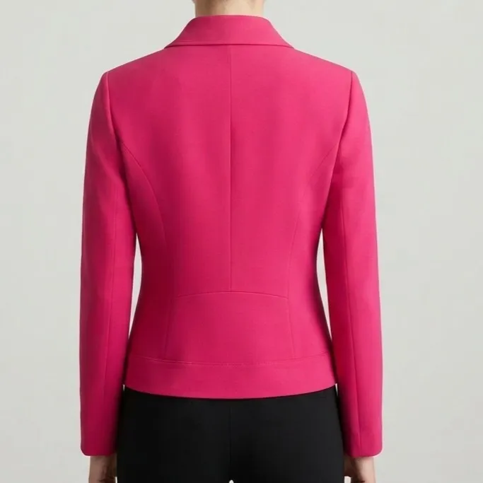 Jaqueta Blazer Rosa Feminina M Desacato