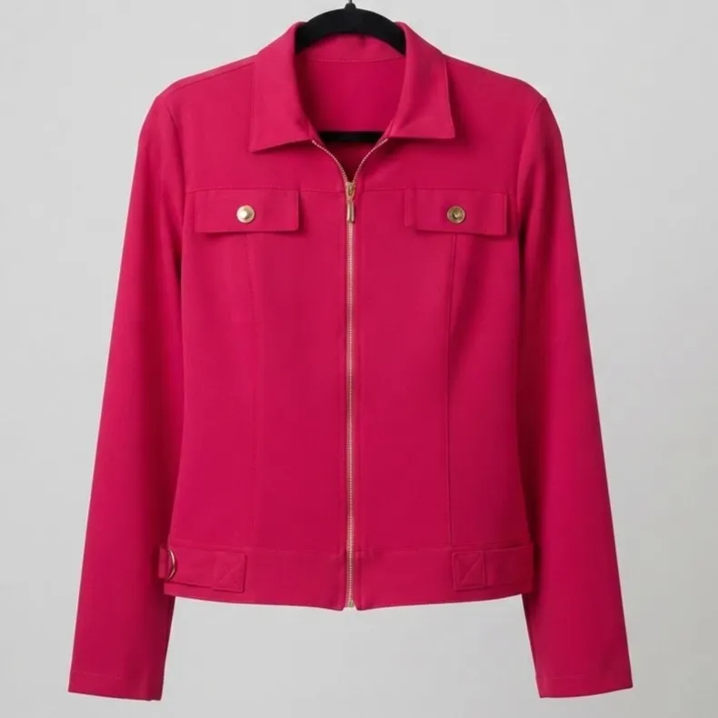 Jaqueta Blazer Rosa Feminina M Desacato