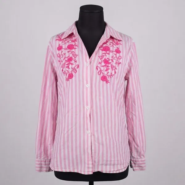 Camisa Miss Fashion Listrada Rosa G