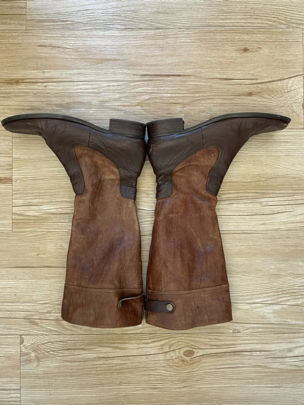 bota montaria de couro original