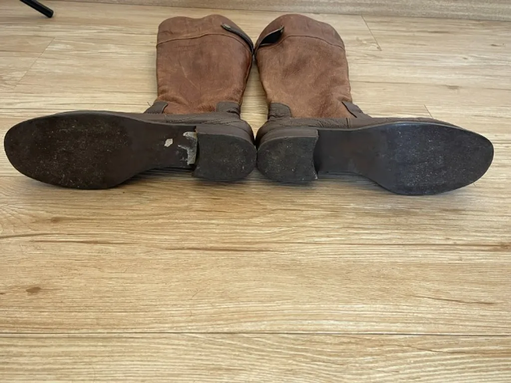 bota montaria de couro original