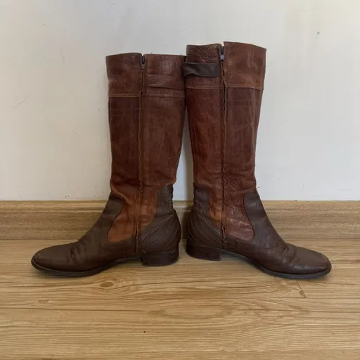 bota montaria de couro original