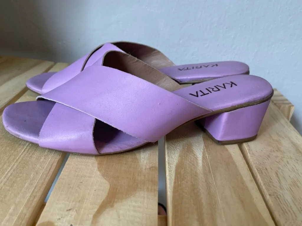 tamanco lilás karita