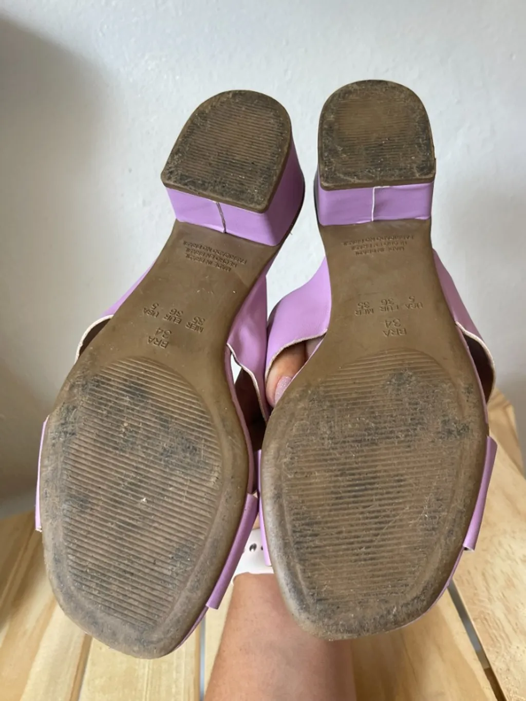 tamanco lilás karita