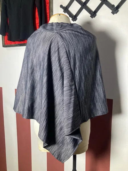 poncho em moletom