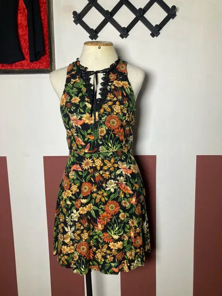vestido passaros