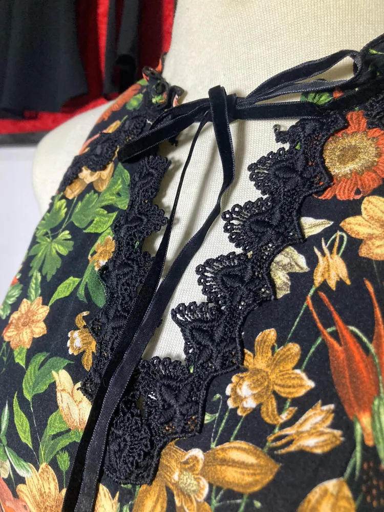vestido passaros