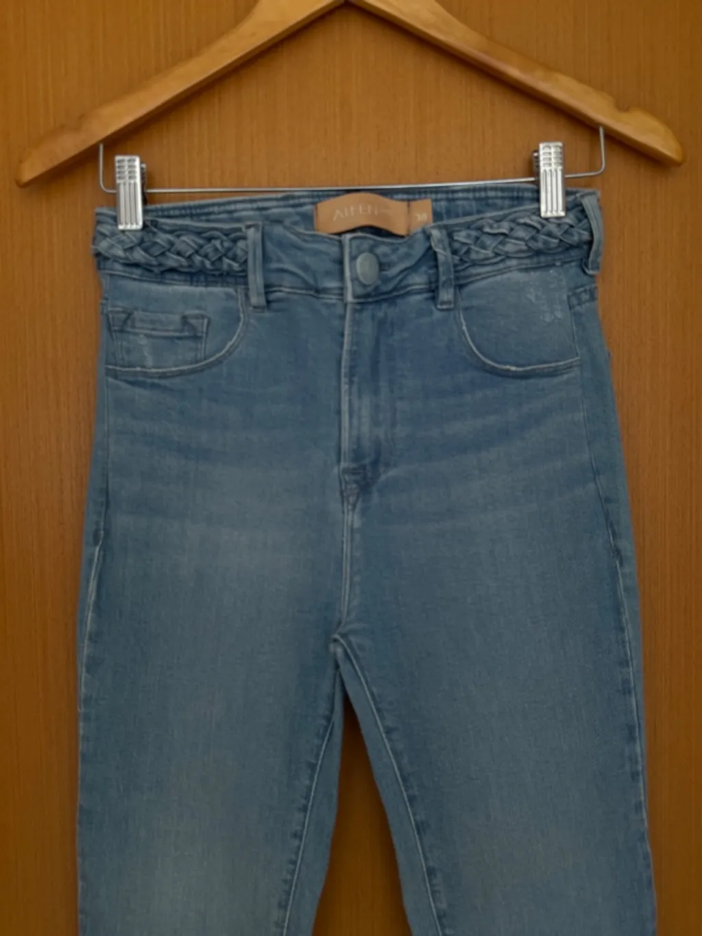 Calça jeans reta ateen