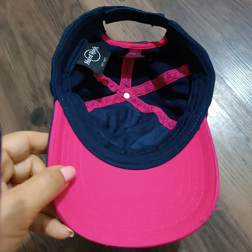 Boné Hark Rock Azul e Rosa