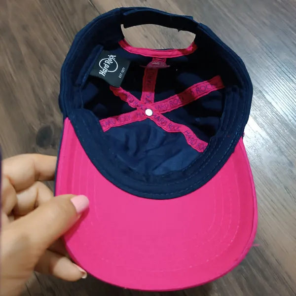 Boné Hark Rock Azul e Rosa