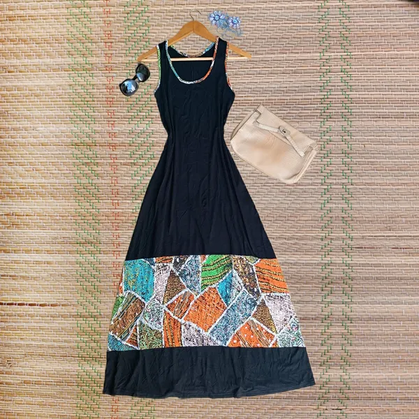 Vestido Longo Regata