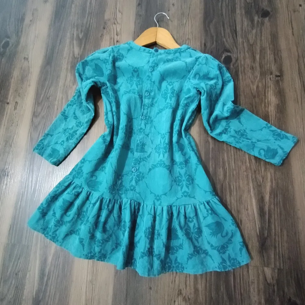 Vestido Veludo Manga Longa