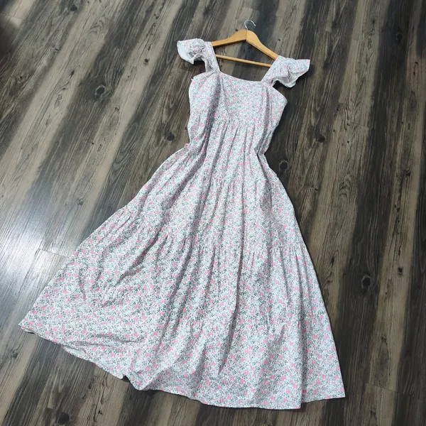 Vestido Longo Midi Florido veste M.G