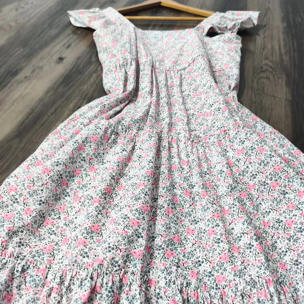 Vestido Longo Midi Florido veste M.G