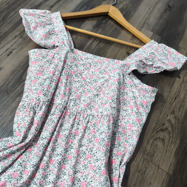 Vestido Longo Midi Florido veste M.G