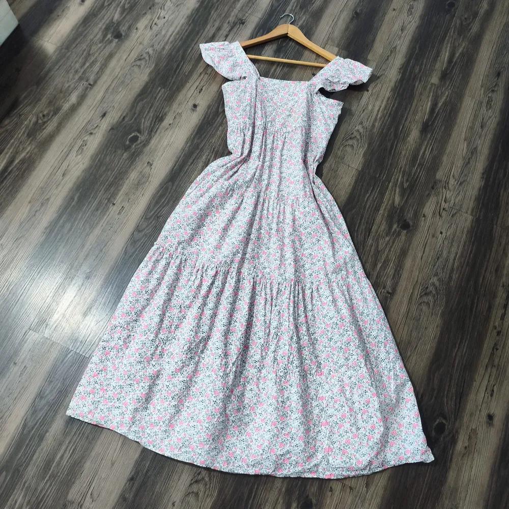 Vestido Longo Midi Florido veste M.G