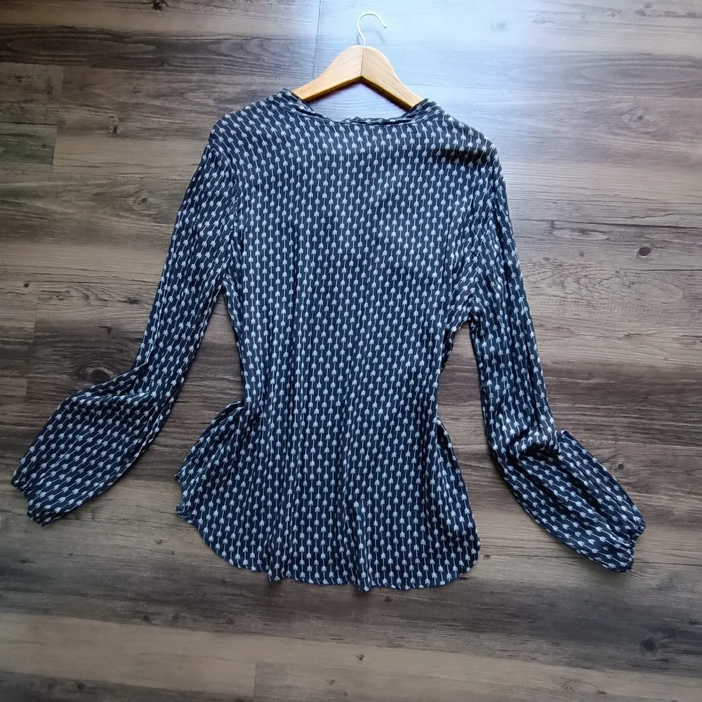 Blusa Preta Manga Longa Tamanho 44