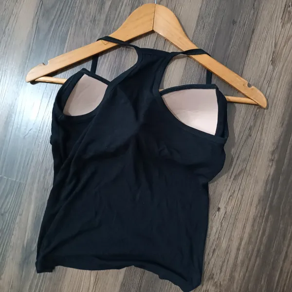 Regata Blusa de Alcinha Preta