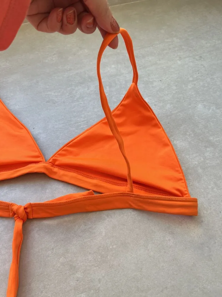 biquíni feminino laranja gg