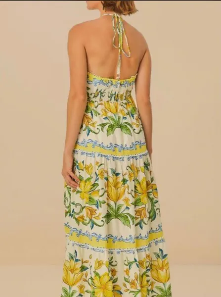 vestido desejo cropped farm