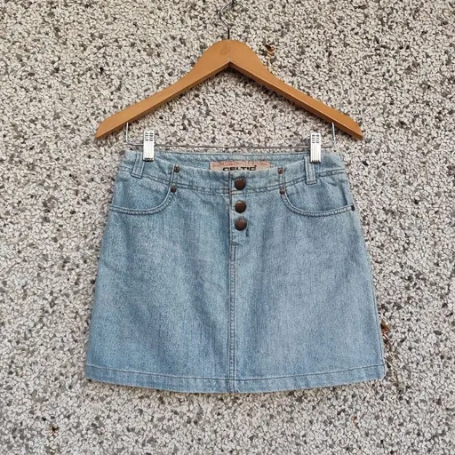 Saia jeans anos 2000