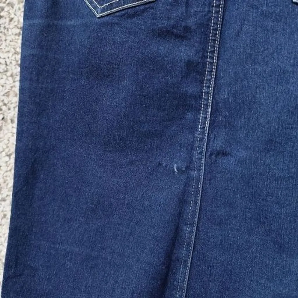 Saia jeans midi Versace